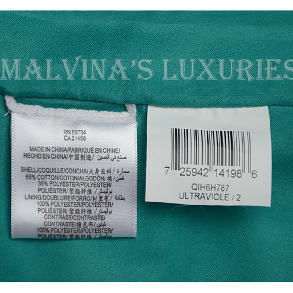 BCBG BCBGMAXAZRIA DRESS TIERED POPLIN SWEETHEART BODICE STRAPLESS US sz 2 - Picture 6 of 7